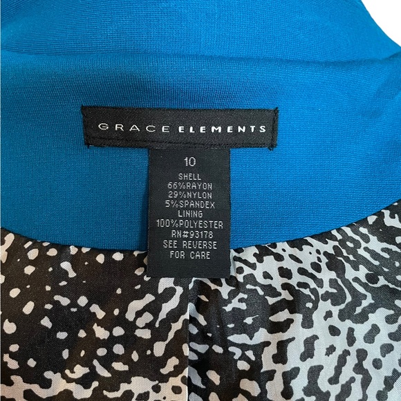 Grace Elements Point Knit Motorcycle Jacket Size 10 NWOT - Picture 8 of 8